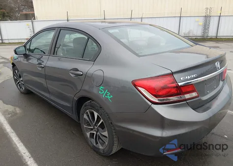 2014 Honda Civic Ex из США, поврежденный, VIN 19XFB2F83EE221507